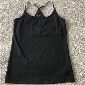 Champion black racerback